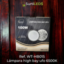 Industrial UFO High Bay LED Lamp White Light 6500K Different watts – Ref WT-HB015