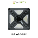 Lámpara Solar LED Exterior 200W Luz Blanca 6500K – Ref WT-SGL02