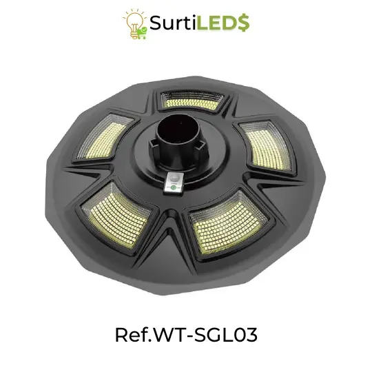 [SKU401130] Outdoor LED Solar Lamp 250W White Light 6500K – Ref WT-SGL03