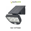 Lámpara Solar LED con Sensor de Movimiento Exterior – Ref WT1568