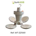 Lámpara Solar LED Recargable Batería 2x1200mAh – Ref WT-ZZ1001