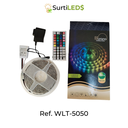 Kit Cinta LED 5 Metros 5050 RGB Multicolor Decoración – Ref WLT-5050