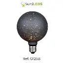 Bombillo LED Decorativo Globo Negro 6W 1800K  Diferentes diseños– Ref G125B