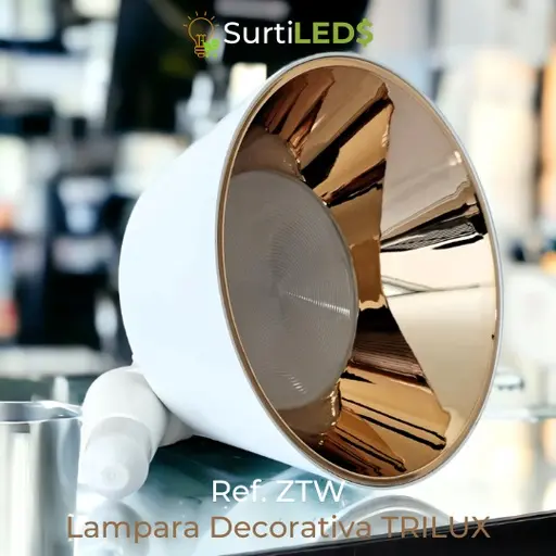 [SKU107240] Lámpara Nórdica LED Trilux 3 tonos de temperatura 24W Colores – Ref ZTW (Blanco)